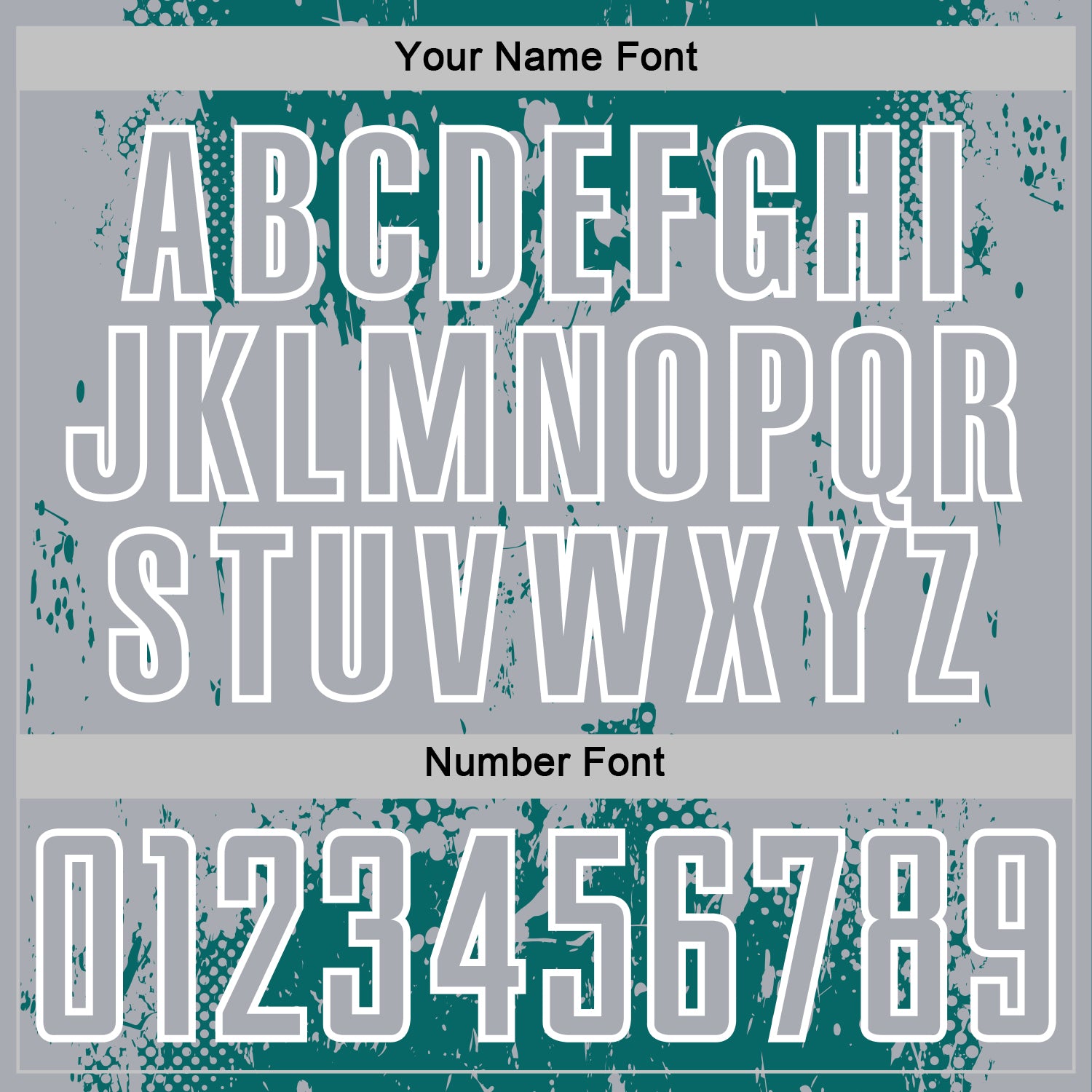 Custom Teal Gray-White Abstract Splatter Grunge Art Sports Sublimation Soccer Uniform Jersey