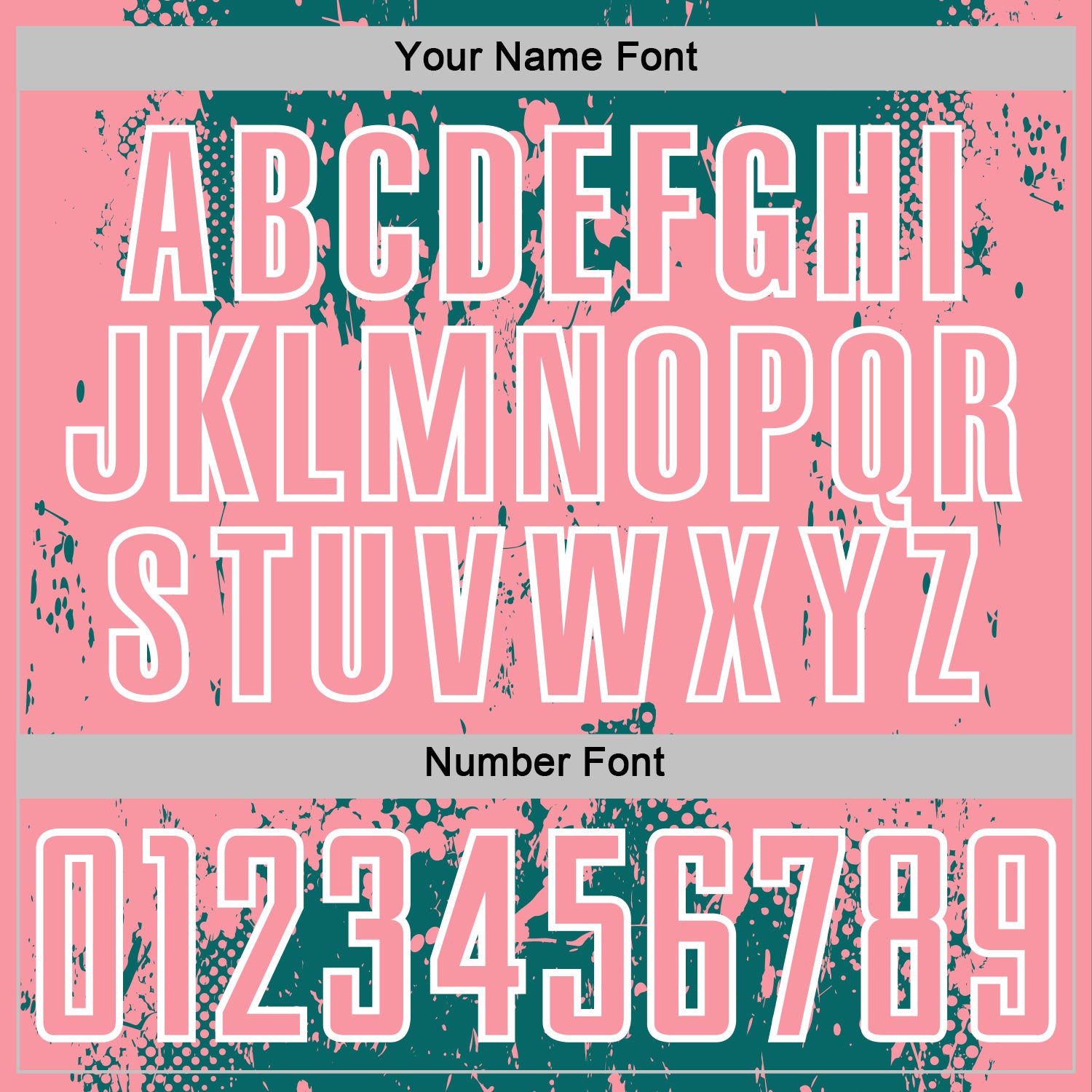 Custom Teal Medium Pink-White Abstract Splatter Grunge Art Sports Sublimation Soccer Uniform Jersey