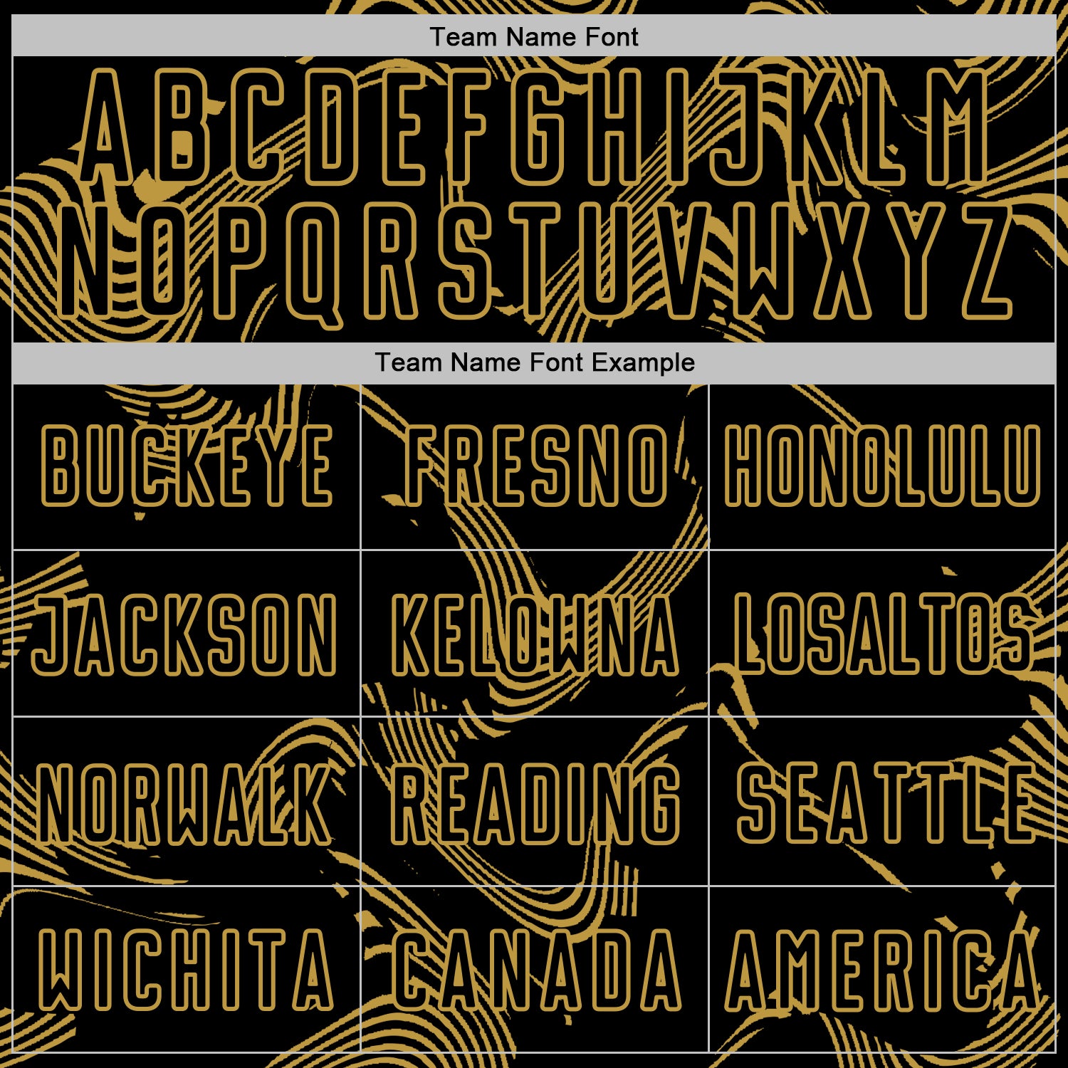 Custom Black Old Gold Curve Lines Sports Sublimation Soccer Uniform Jersey