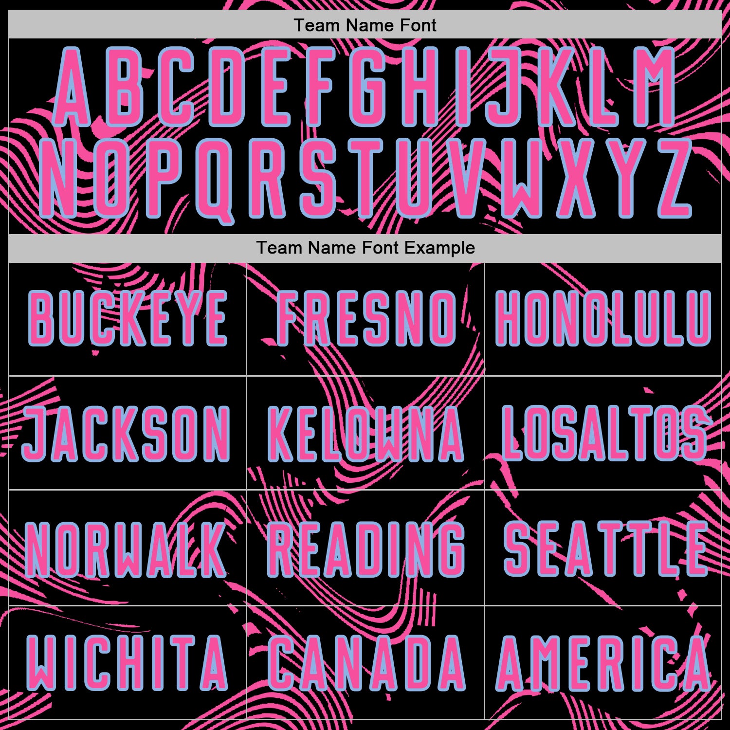 Custom Black Pink-Light Blue Curve Lines Sports Sublimation Soccer Uniform Jersey