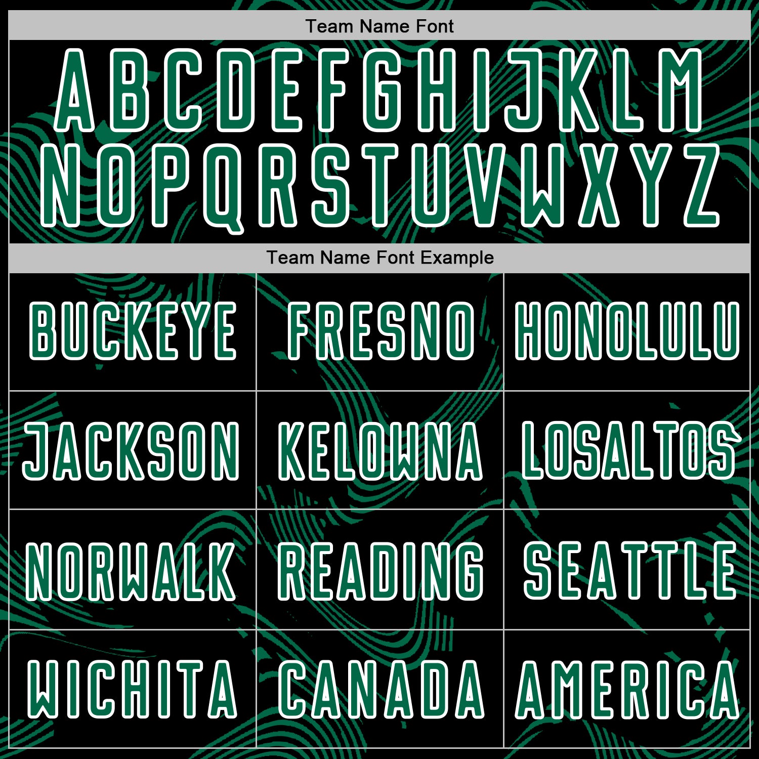 Custom Black Kelly Green-White Curve Lines Sports Sublimation Soccer Uniform Jersey