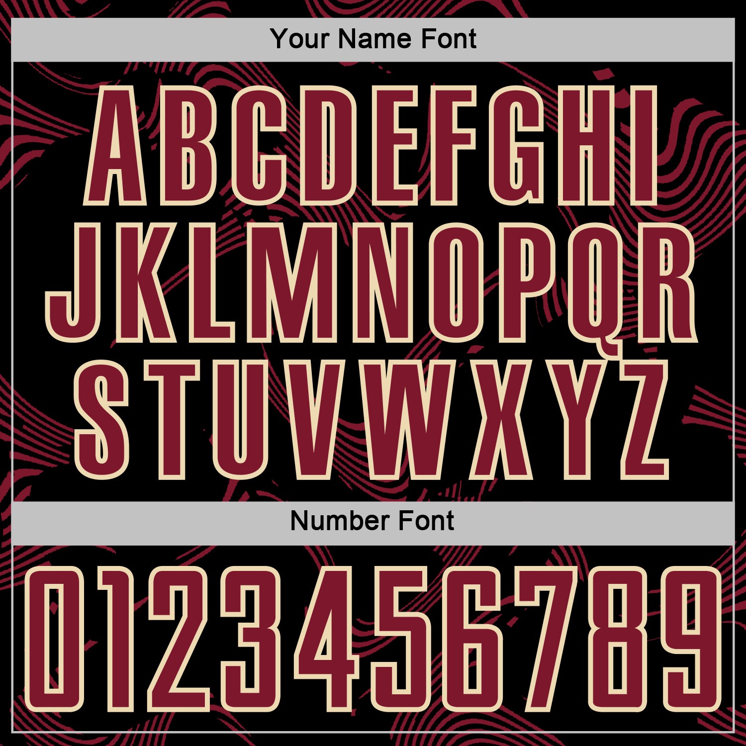 Custom Black Crimson-Cream Curve Lines Sports Sublimation Soccer Uniform Jersey