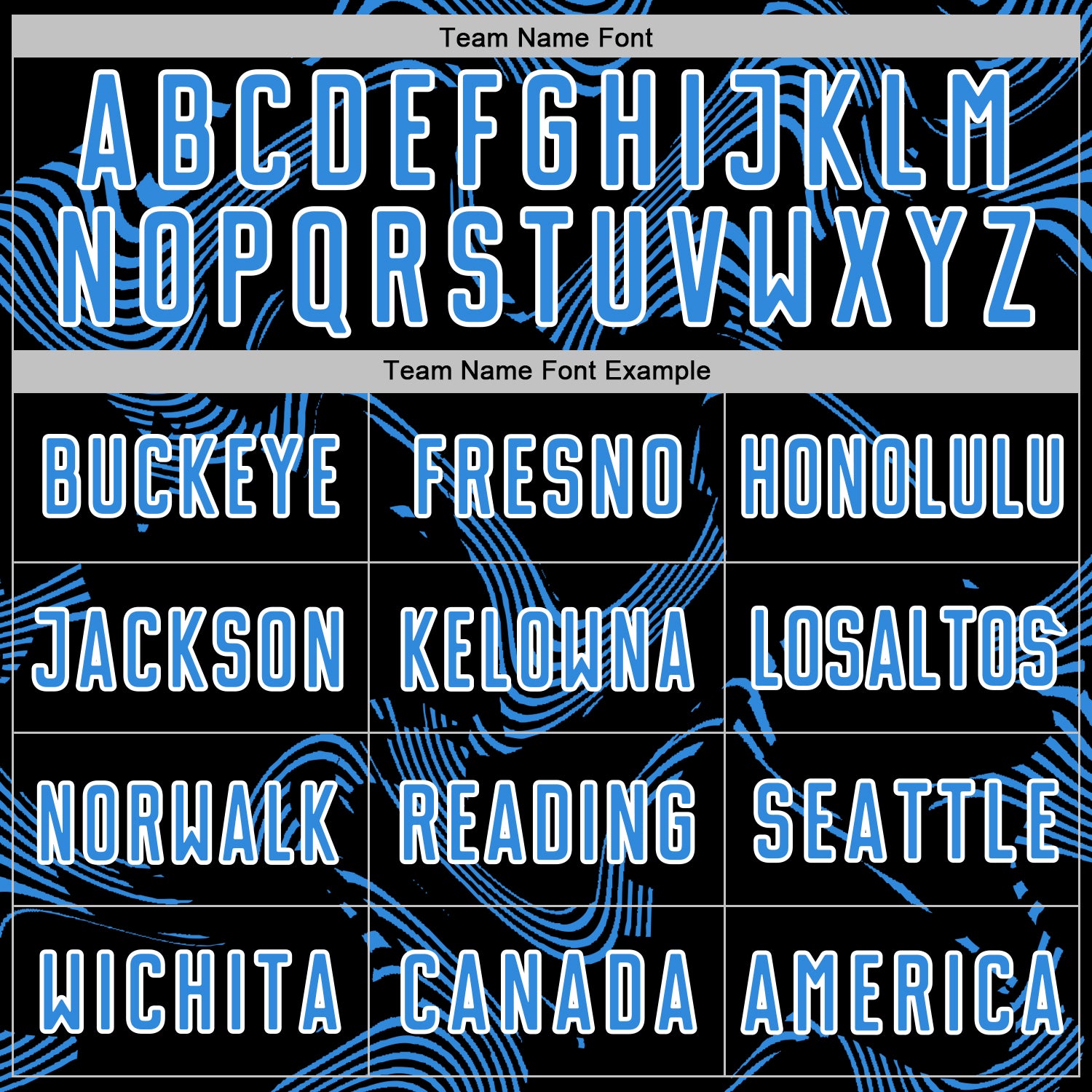 Custom Black Powder Blue-White Curve Lines Sports Sublimation Soccer Uniform Jersey