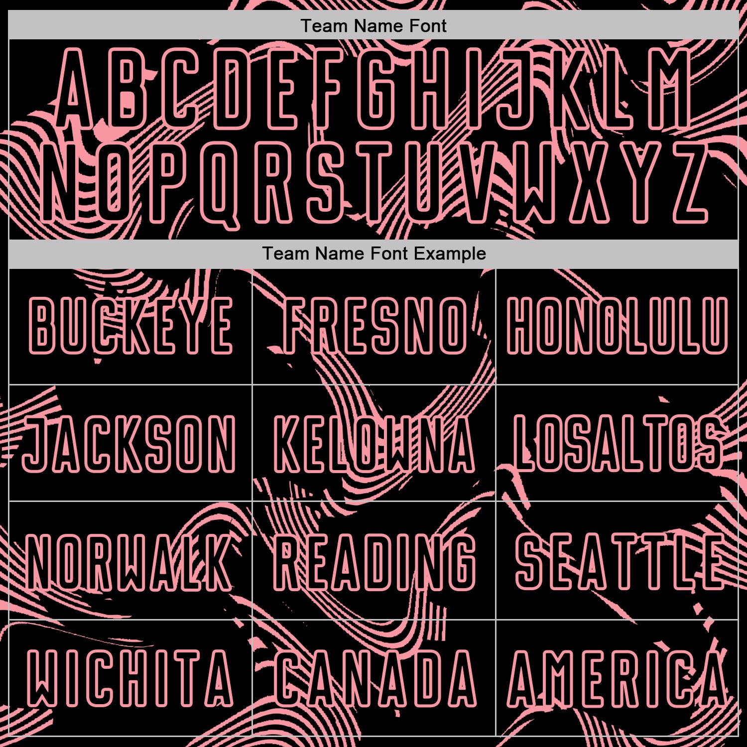 Custom Black Medium Pink Curve Lines Sports Sublimation Soccer Uniform Jersey