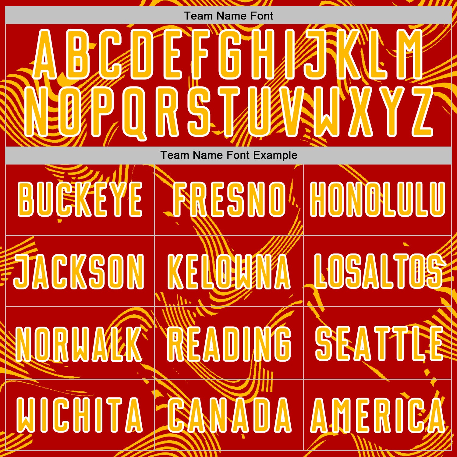 Custom Red Gold-White Curve Lines Sports Sublimation Soccer Uniform Jersey