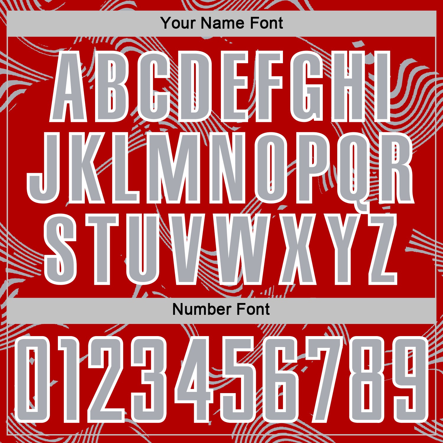 Custom Red Gray-White Curve Lines Sports Sublimation Soccer Uniform Jersey