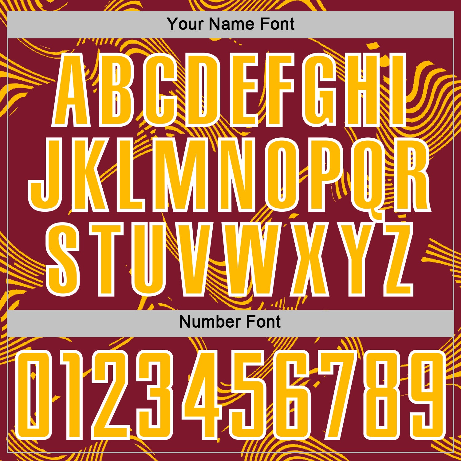 Custom Crimson Gold-White Curve Lines Sports Sublimation Soccer Uniform Jersey