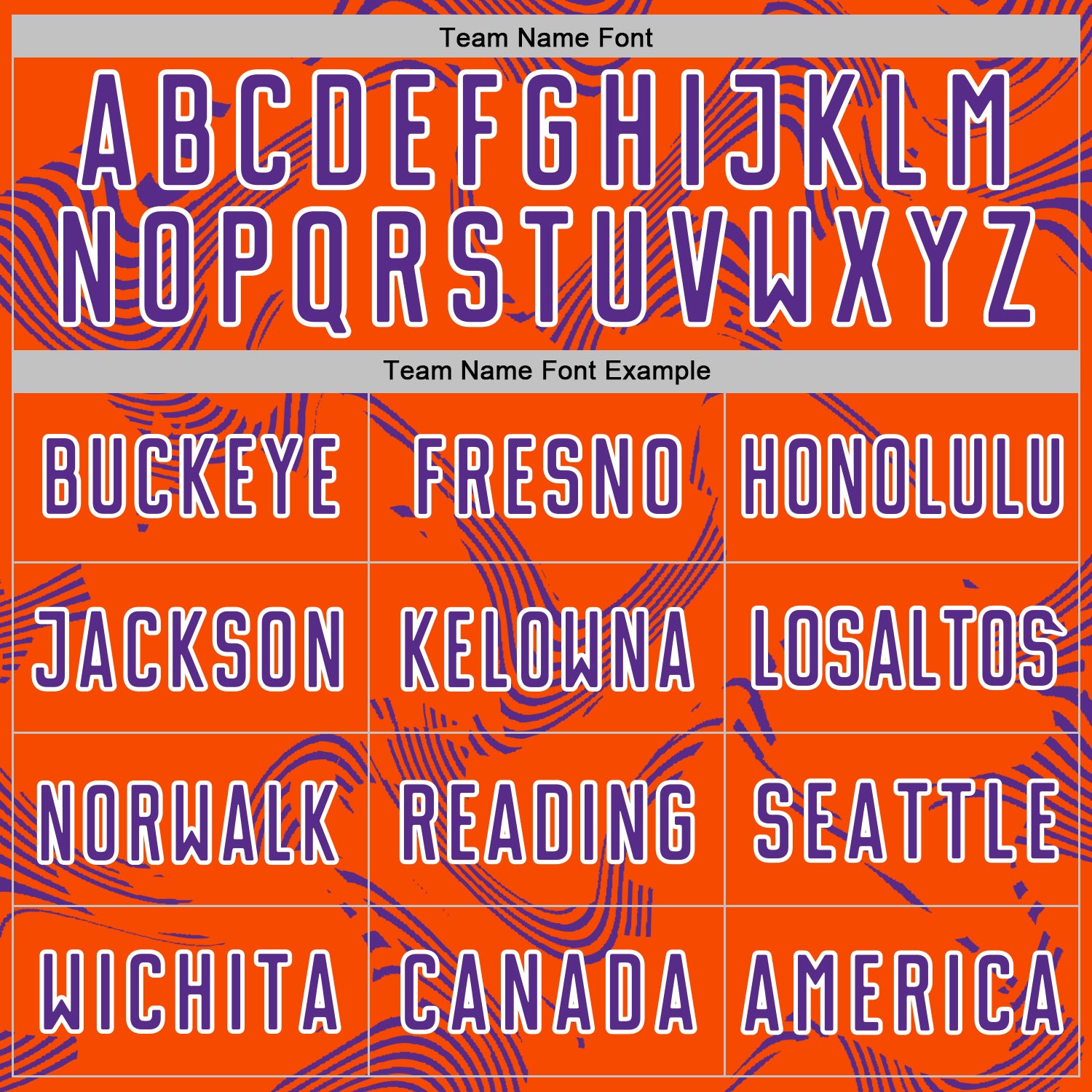 Custom Orange Purple-White Curve Lines Sports Sublimation Soccer Uniform Jersey