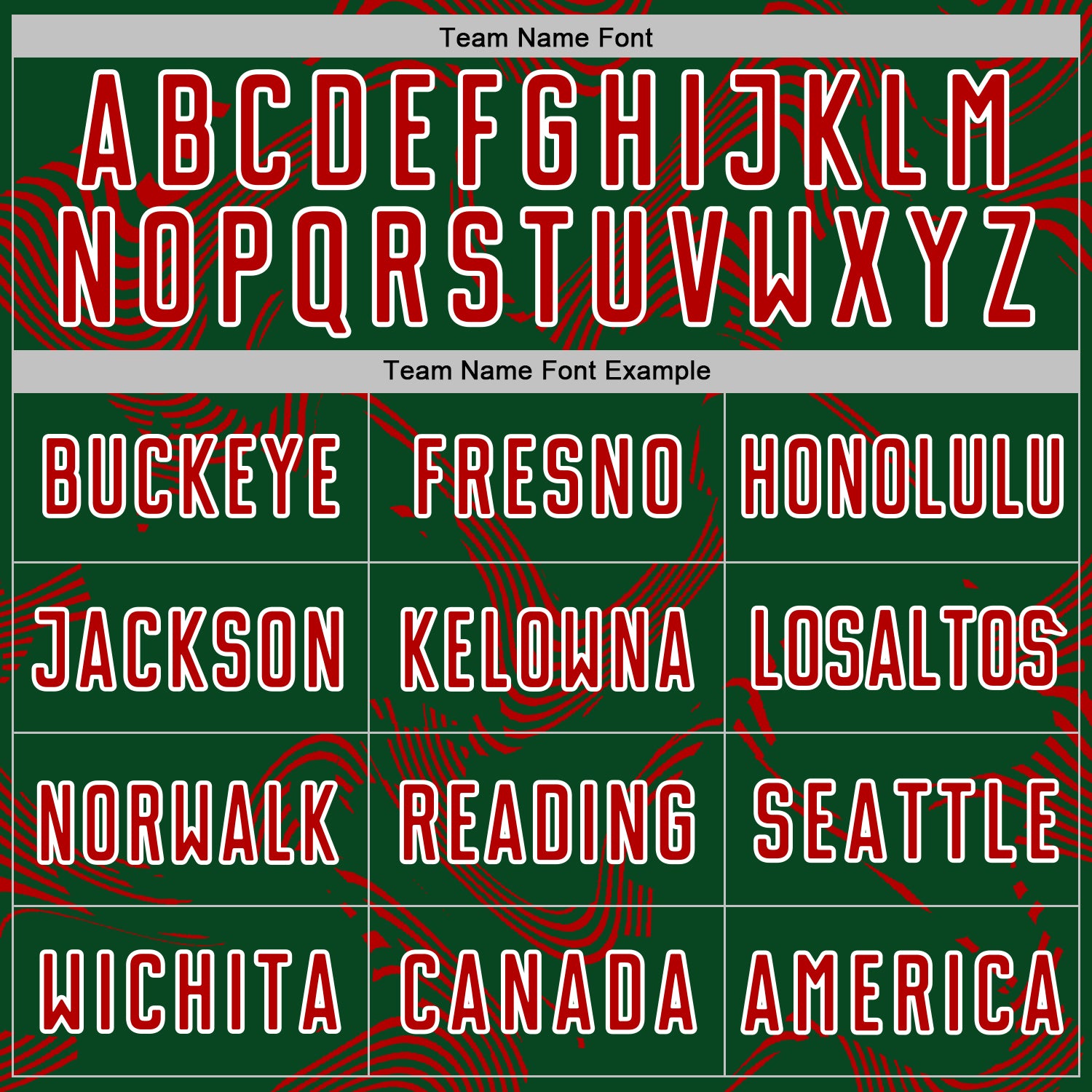 Custom Green Red-White Curve Lines Sports Sublimation Soccer Uniform Jersey