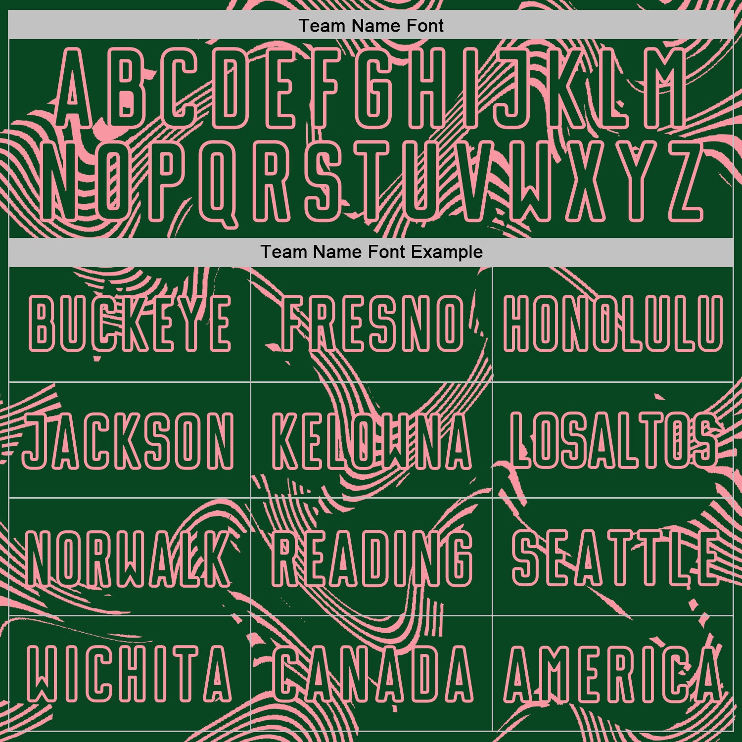 Custom Green Medium Pink Curve Lines Sports Sublimation Soccer Uniform Jersey