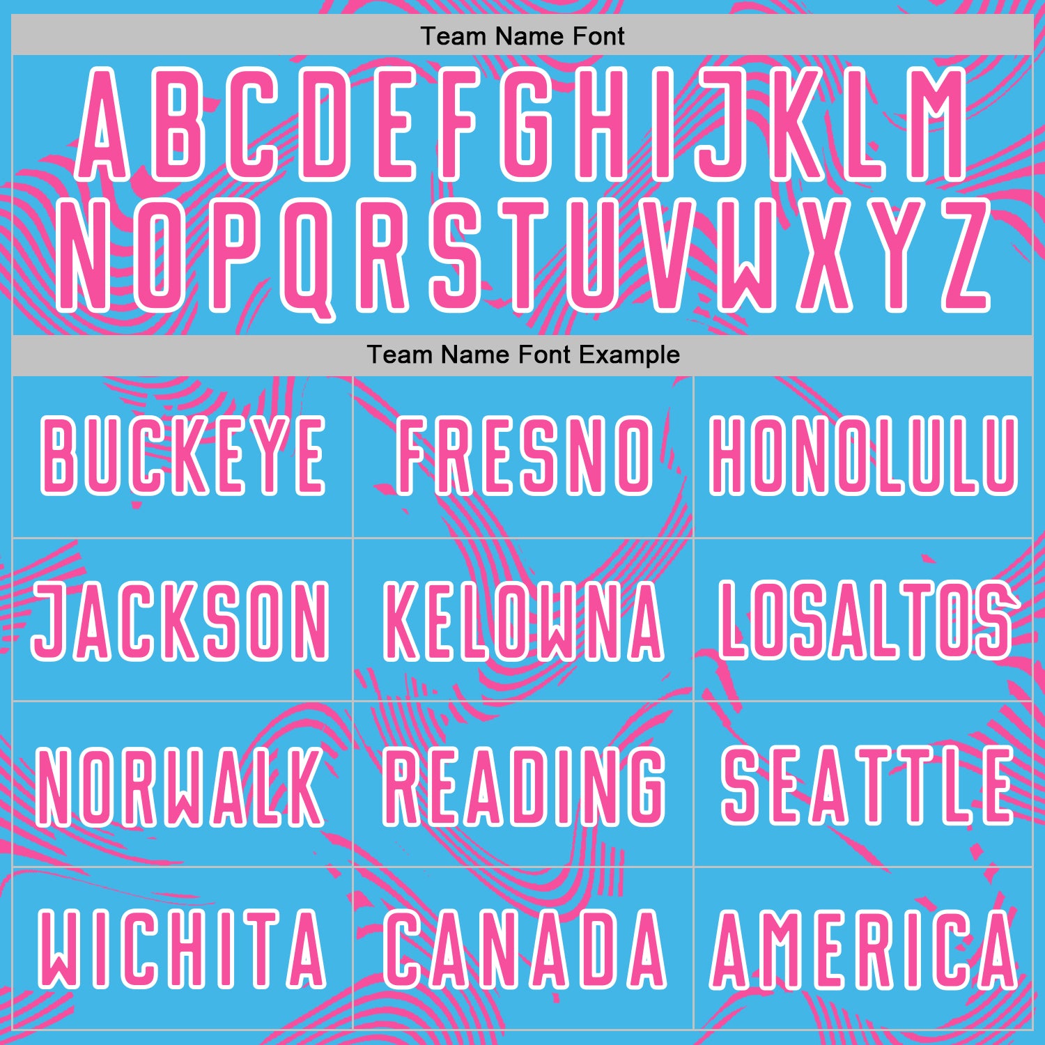 Custom Sky Blue Pink-White Curve Lines Sports Sublimation Soccer Uniform Jersey