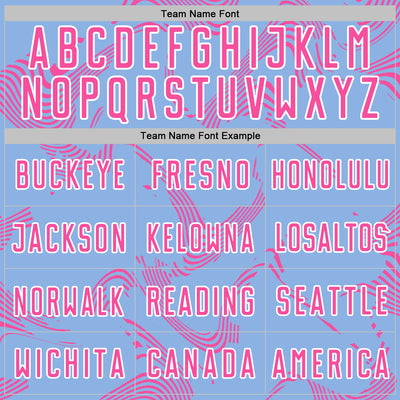 Custom Light Blue Red-White Curve Lines Sports Sublimation Soccer Uniform Jersey