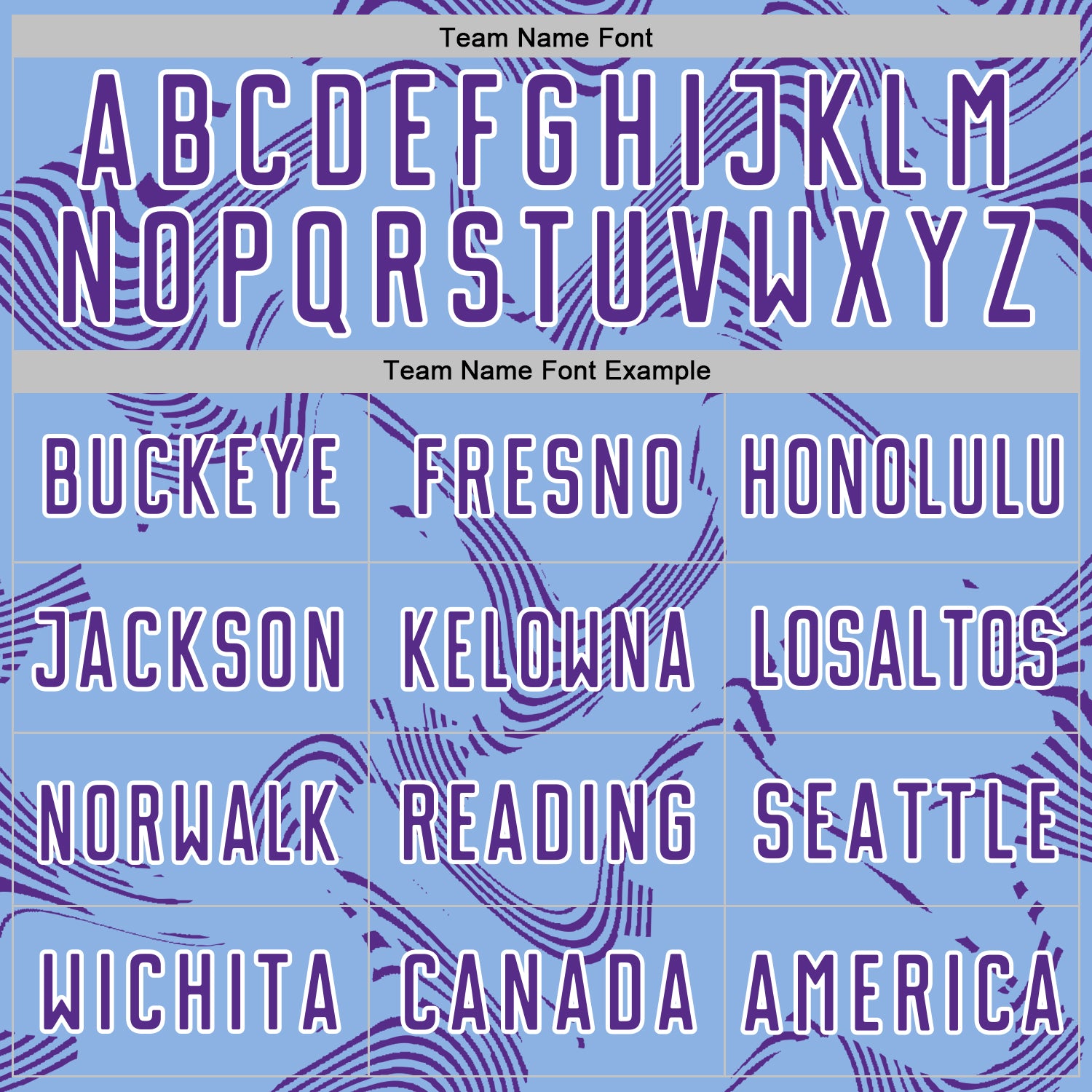 Custom Light Blue Purple-White Curve Lines Sports Sublimation Soccer Uniform Jersey