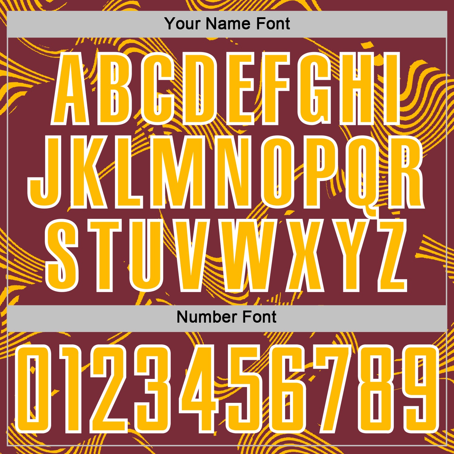 Custom Burgundy Gold-White Curve Lines Sports Sublimation Soccer Uniform Jersey