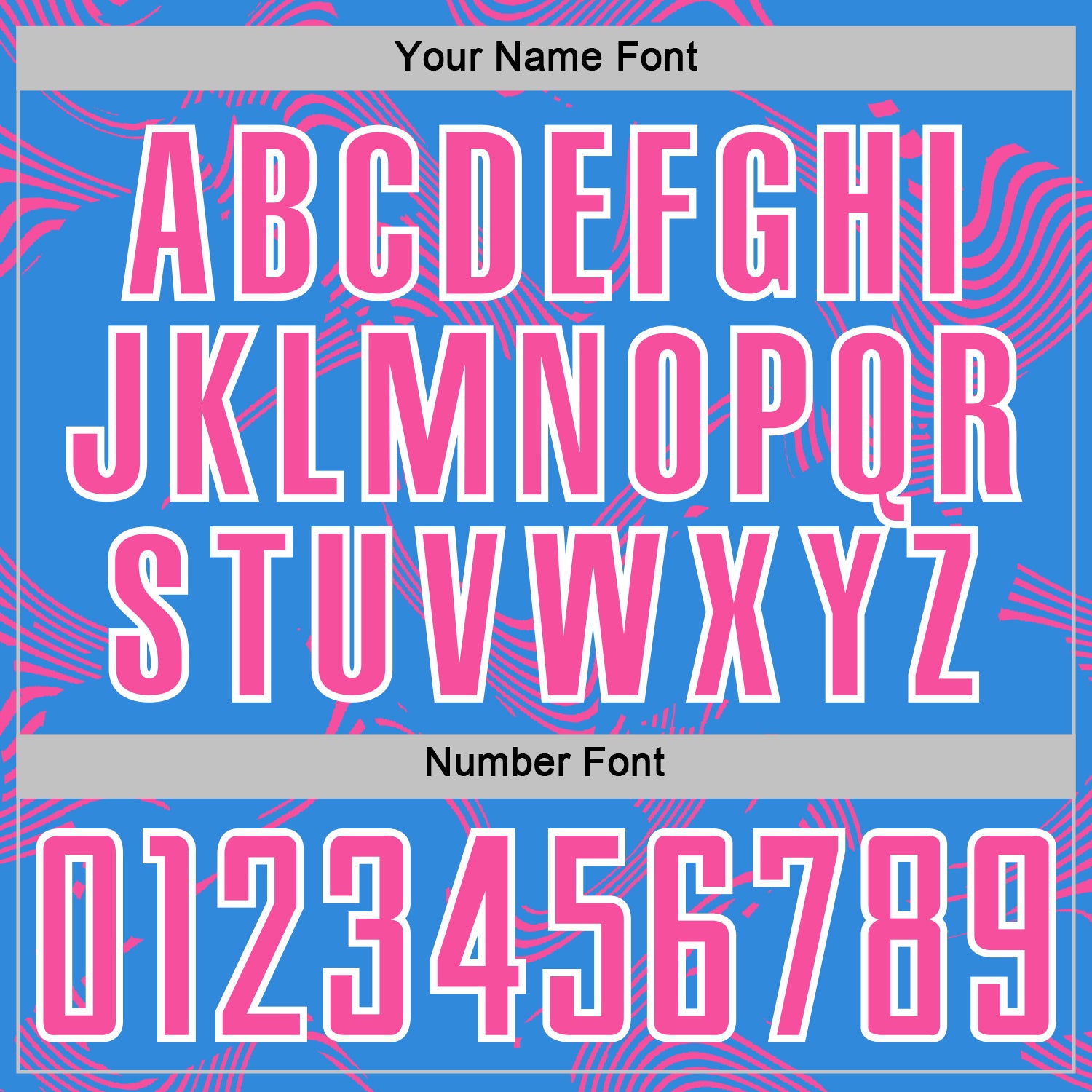 Custom Powder Blue Pink-White Curve Lines Sports Sublimation Soccer Uniform Jersey