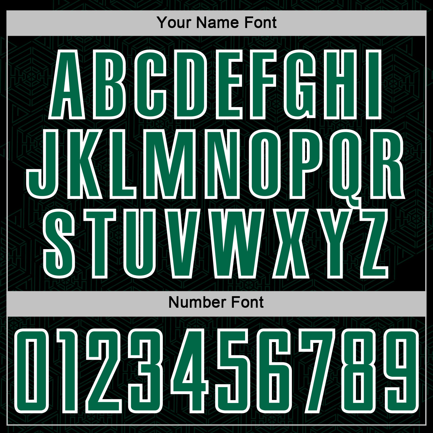 Custom Black Kelly Green-White Geometric Shape Sports Sublimation Soccer Uniform Jersey