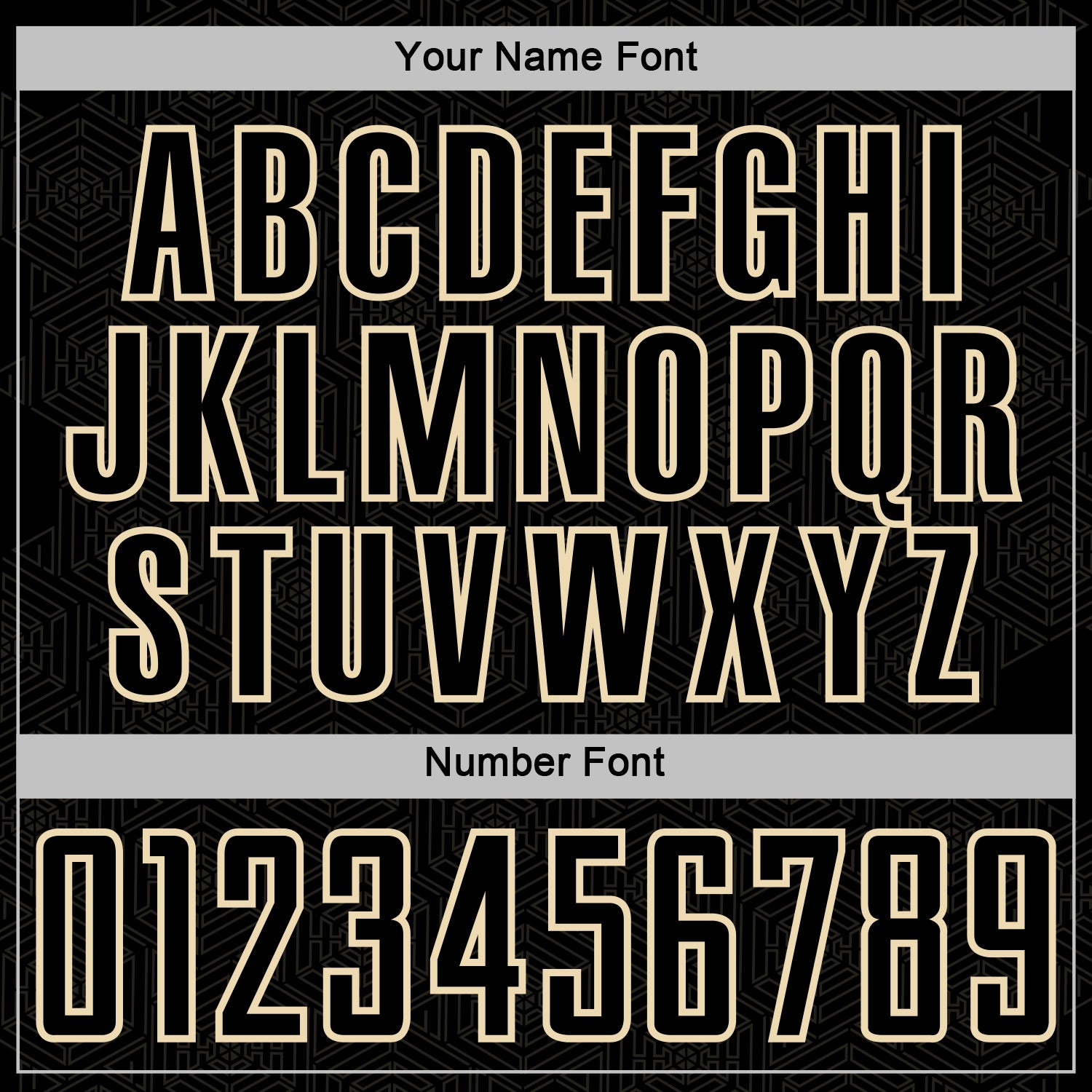 Custom Black Cream Geometric Shape Sports Sublimation Soccer Uniform Jersey