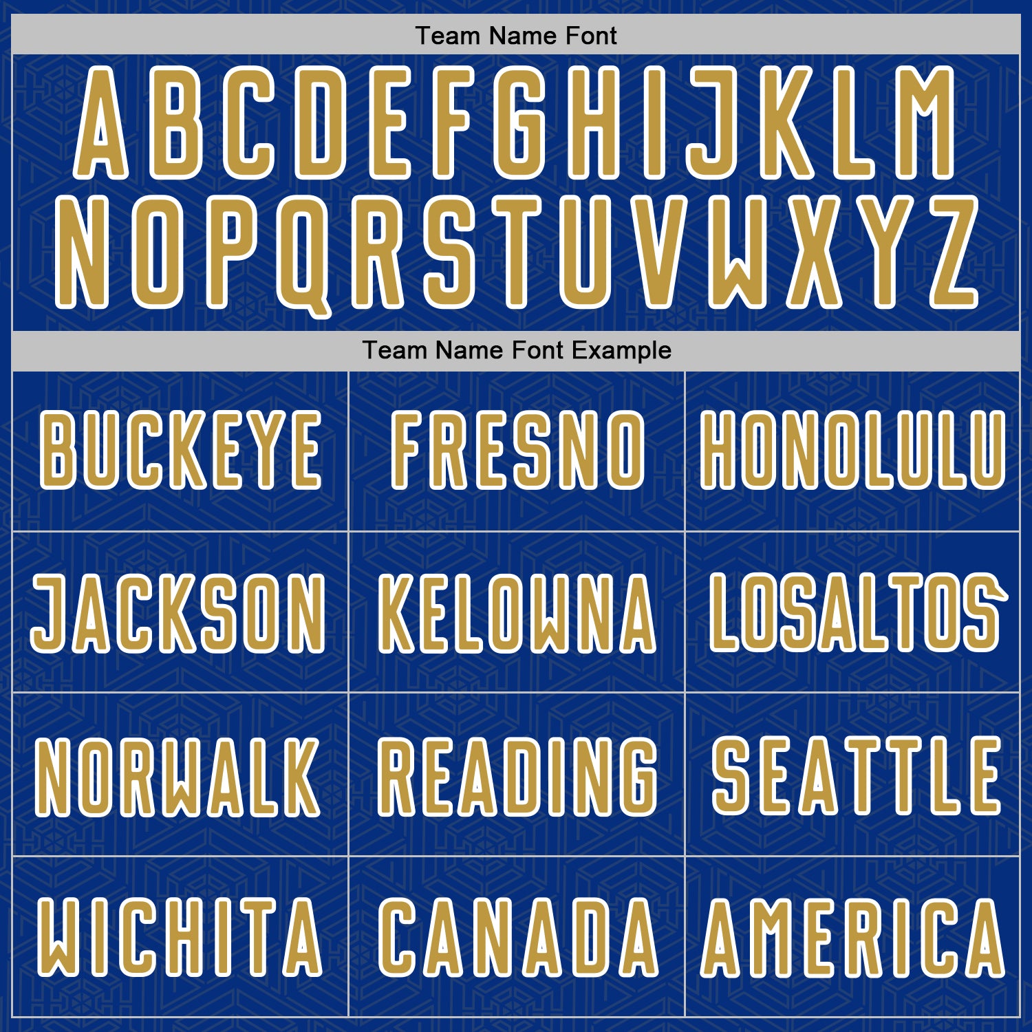 Custom Royal Old Gold-White Geometric Shape Sports Sublimation Soccer Uniform Jersey