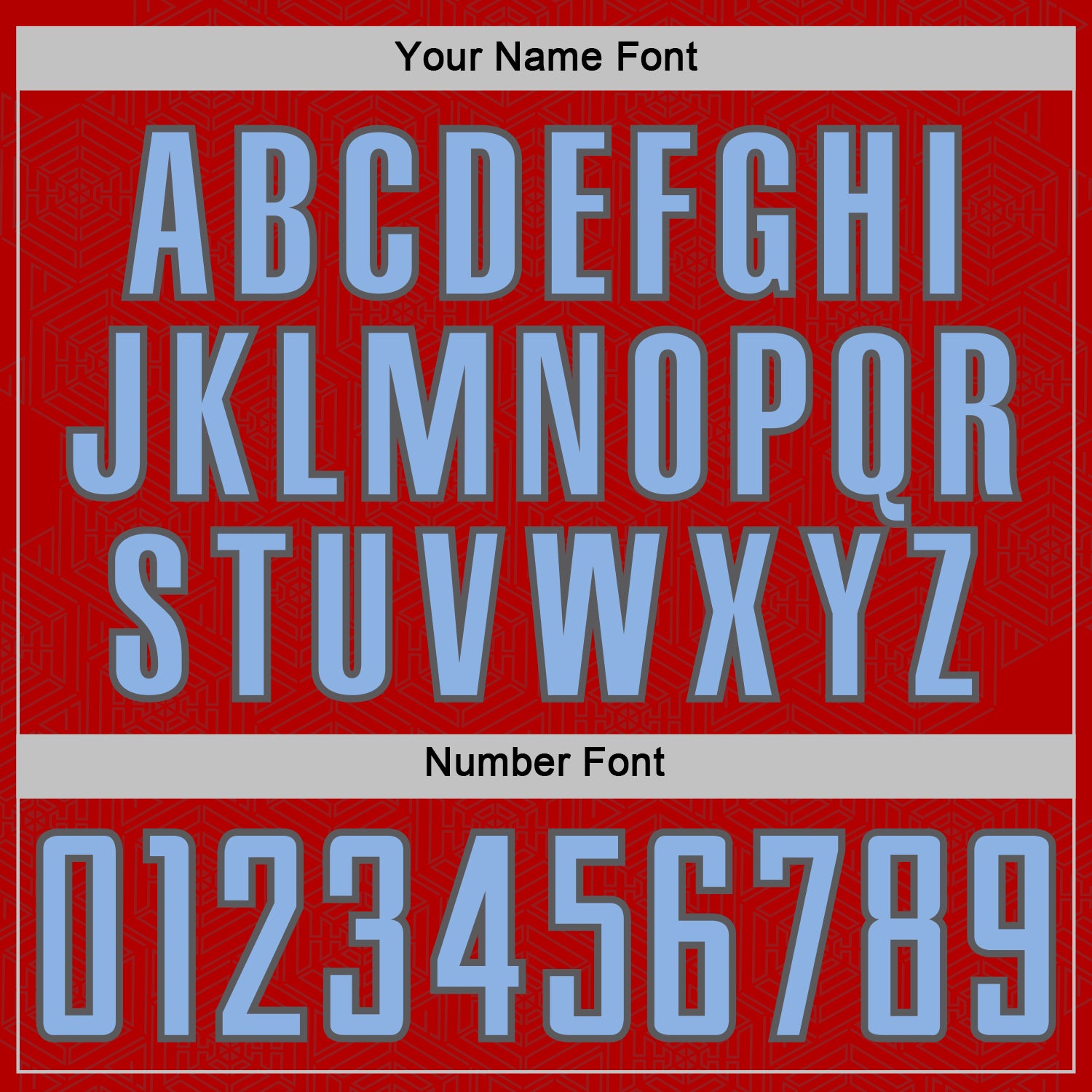 Custom Red Light Blue-Steel Gray Geometric Shape Sports Sublimation Soccer Uniform Jersey