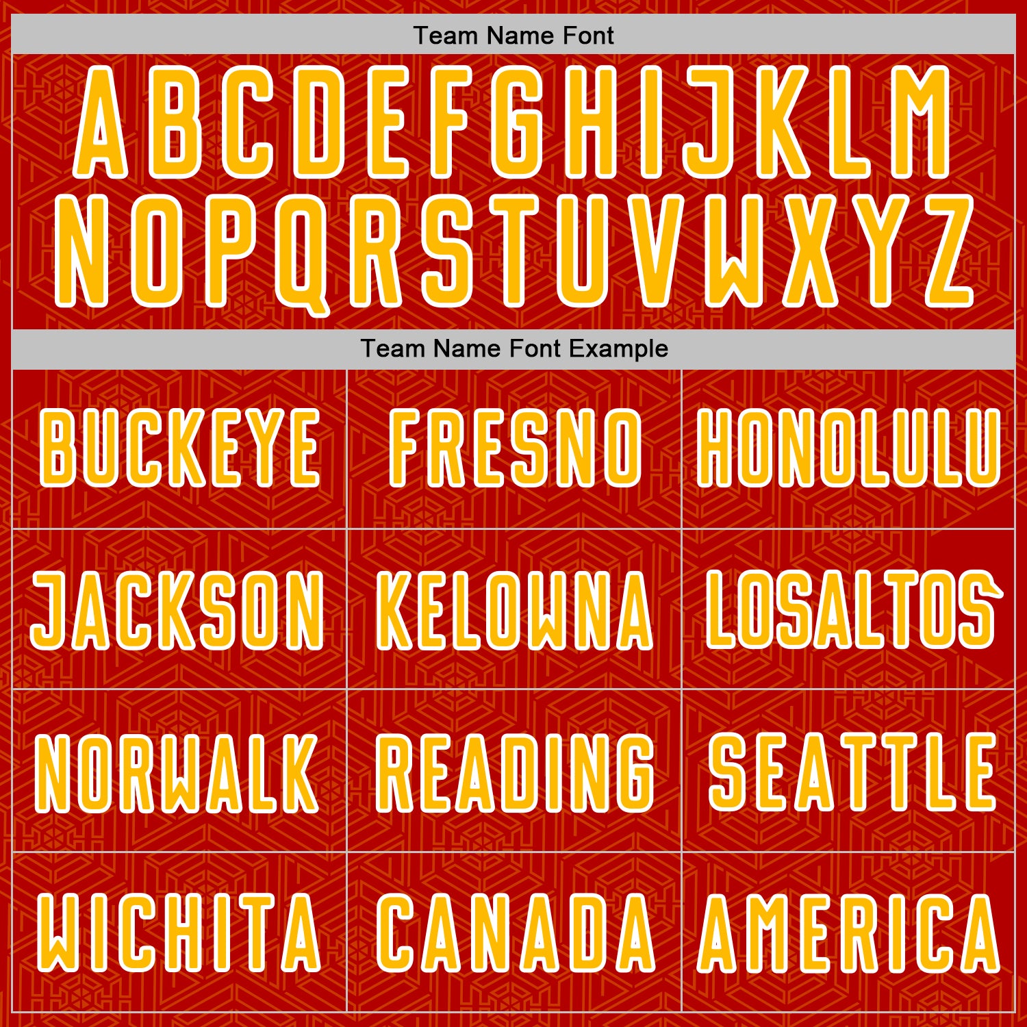 Custom Red Gold-White Geometric Shape Sports Sublimation Soccer Uniform Jersey