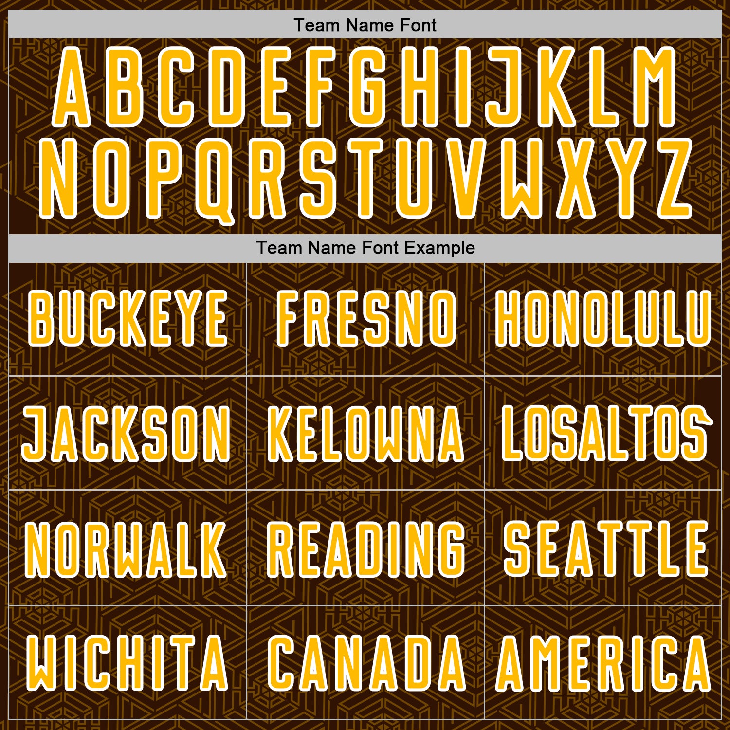 Custom Brown Gold-White Geometric Shape Sports Sublimation Soccer Uniform Jersey