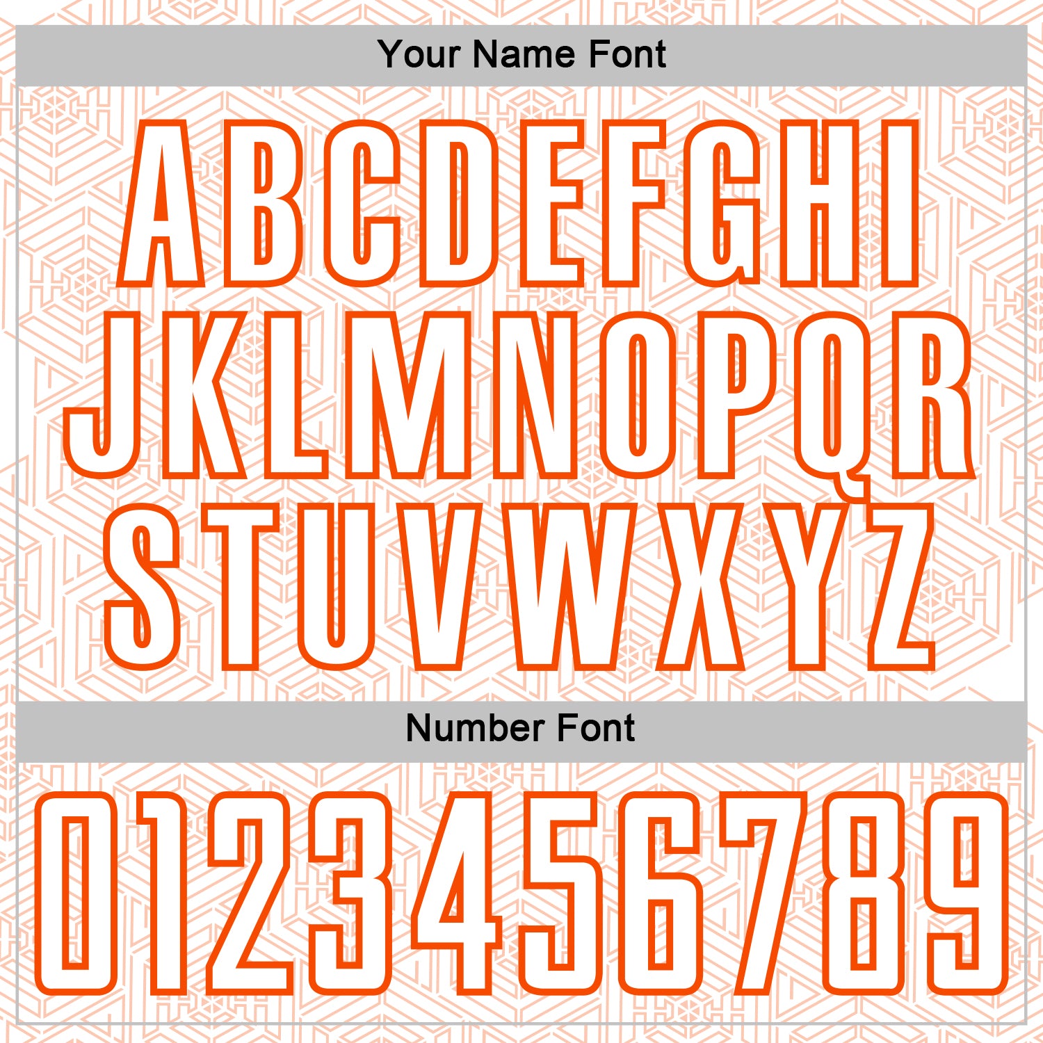 Custom White Orange Geometric Shape Sports Sublimation Soccer Uniform Jersey