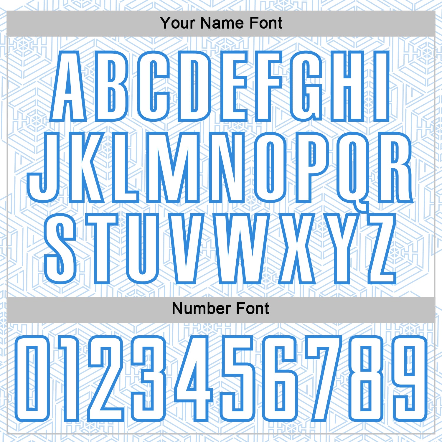 Custom White Powder Blue Geometric Shape Sports Sublimation Soccer Uniform Jersey