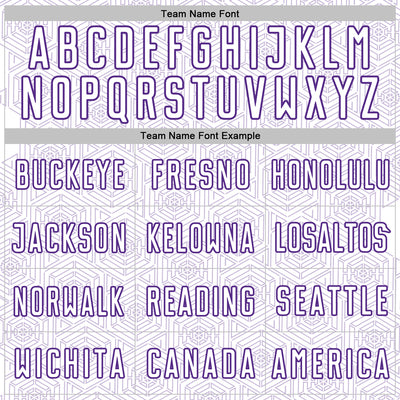 Custom White Purple Geometric Shape Sports Sublimation Soccer Uniform Jersey