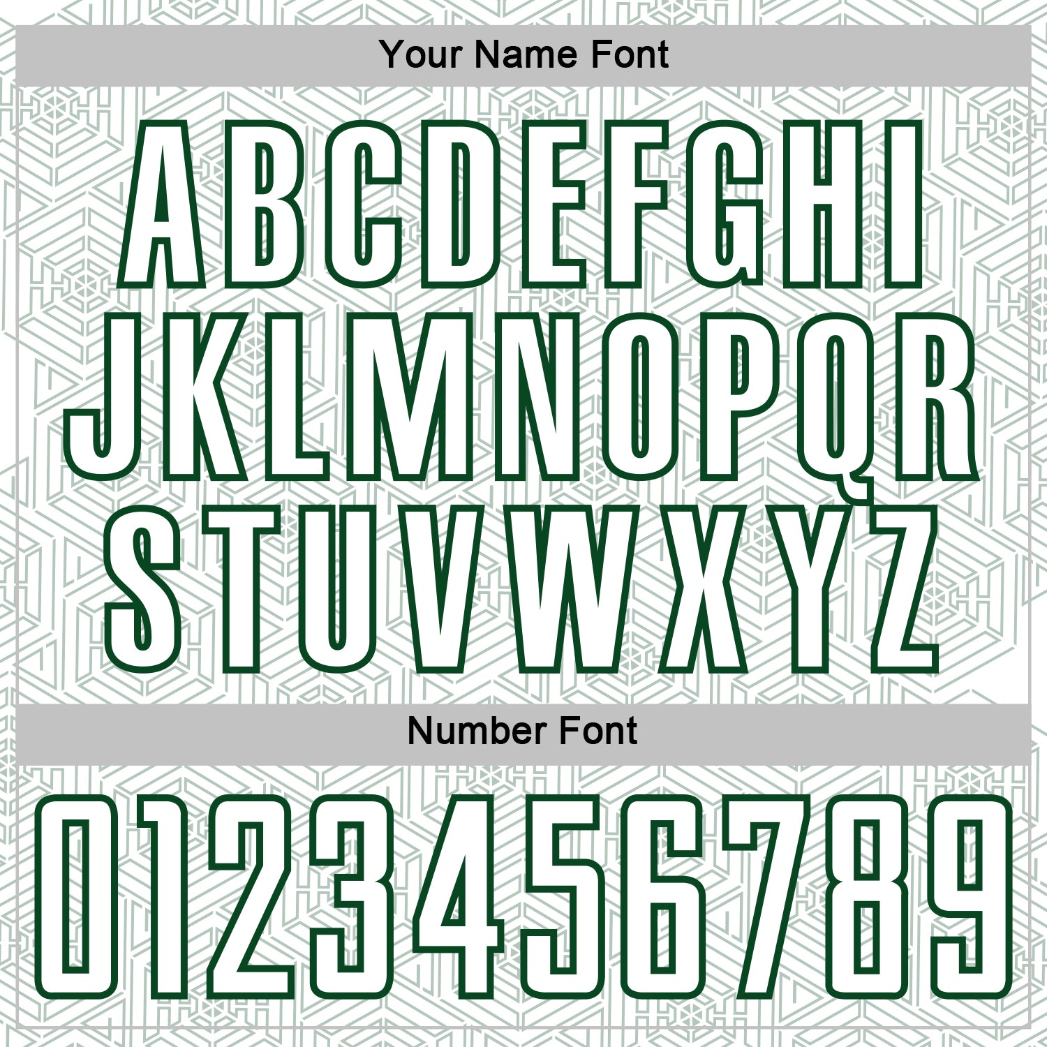 Custom White Green Geometric Shape Sports Sublimation Soccer Uniform Jersey