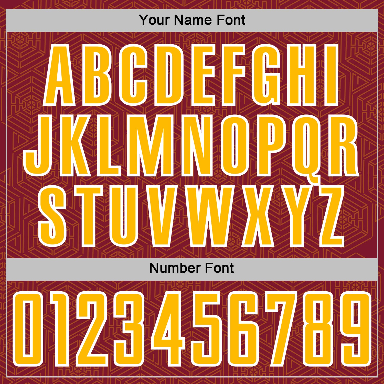 Custom Crimson Gold-White Geometric Shape Sports Sublimation Soccer Uniform Jersey