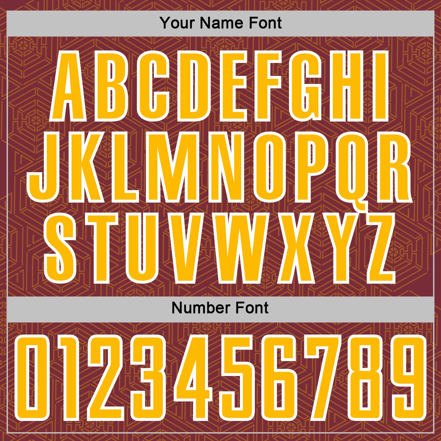 Custom Burgundy Gold-White Geometric Shape Sports Sublimation Soccer Uniform Jersey