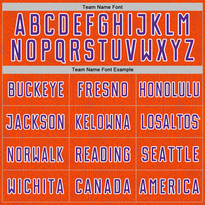 Custom Orange Purple-White Geometric Shape Sports Sublimation Soccer Uniform Jersey