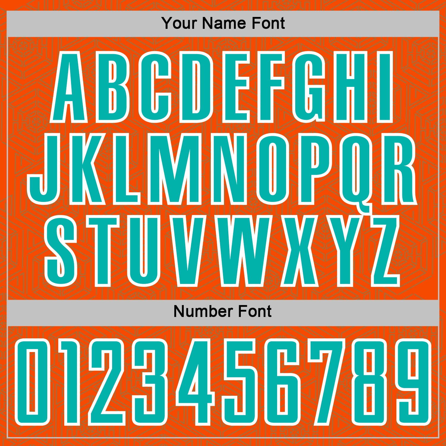 Custom Orange Aqua-White Geometric Shape Sports Sublimation Soccer Uniform Jersey