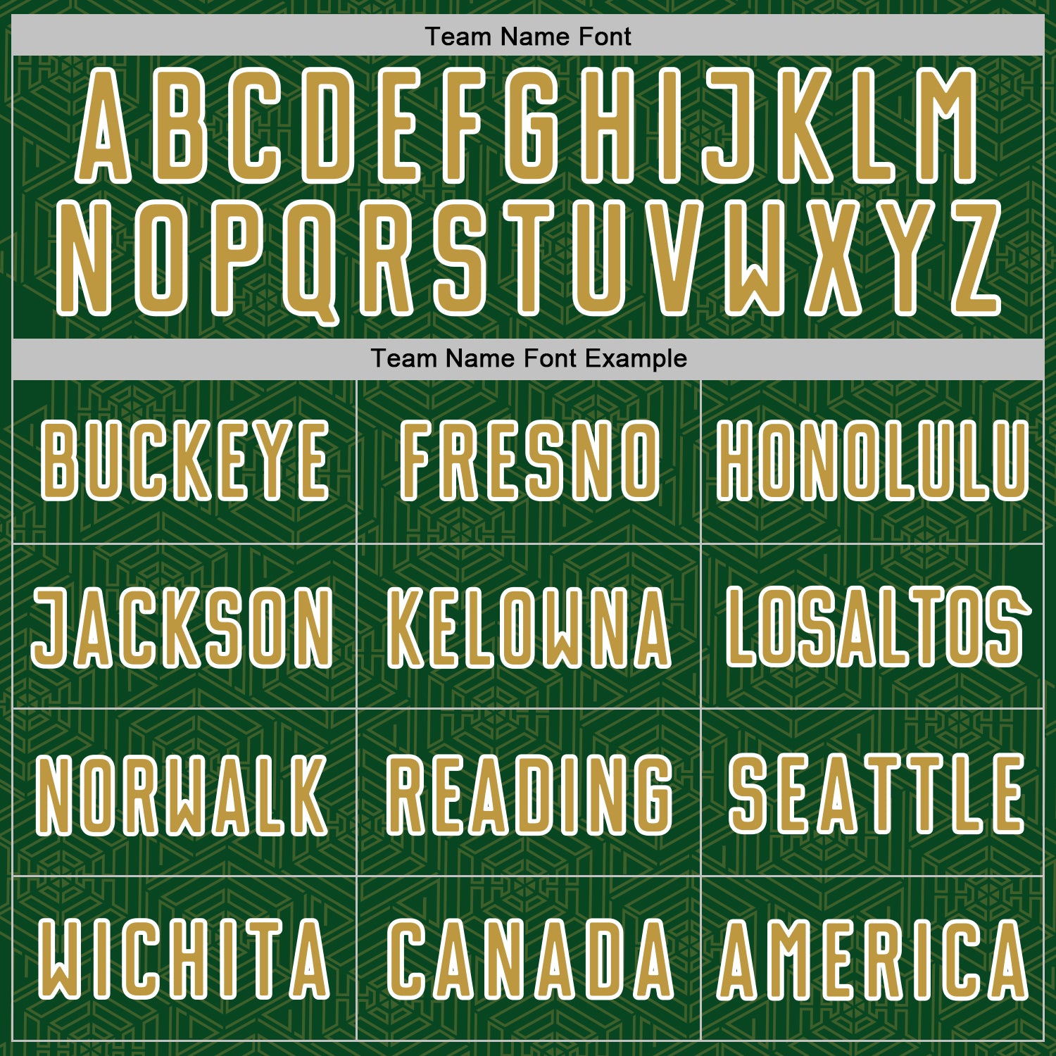 Custom Green Old Gold-White Geometric Shape Sports Sublimation Soccer Uniform Jersey