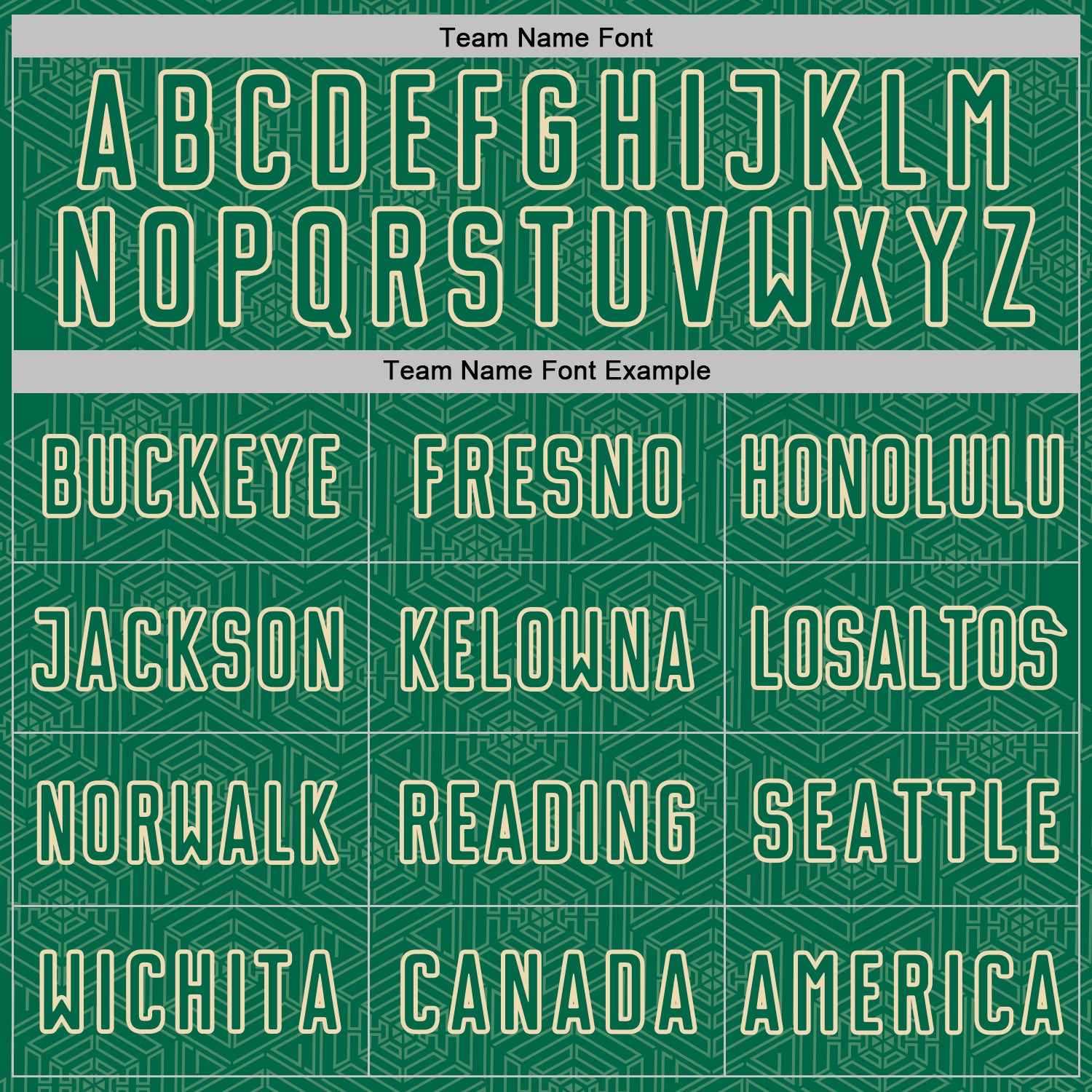 Custom Kelly Green Cream Geometric Shape Sports Sublimation Soccer Uniform Jersey