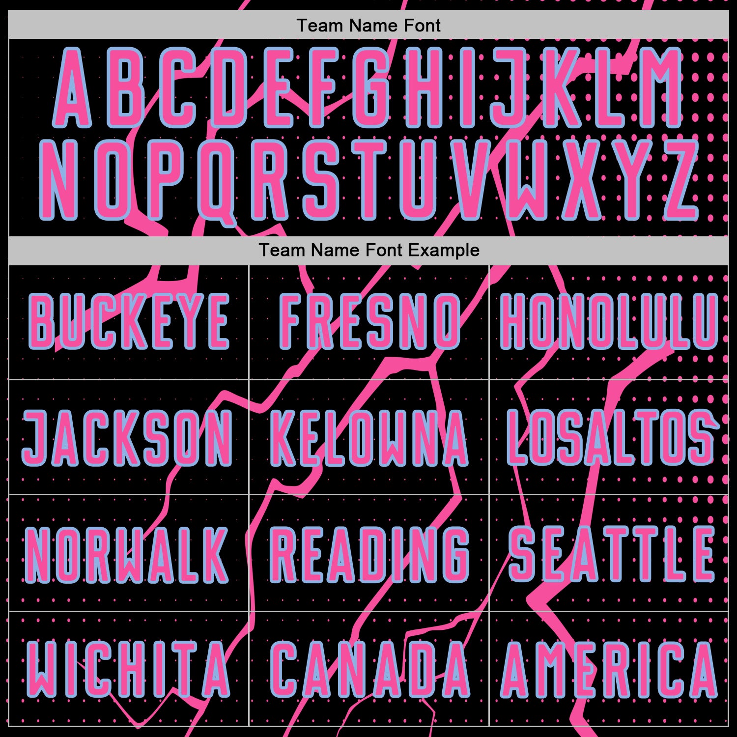 Custom Black Pink-Light Blue Lightning Sports Sublimation Soccer Uniform Jersey