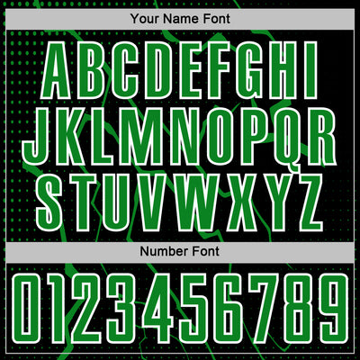 Custom Black Grass Green-White Lightning Sports Sublimation Soccer Uniform Jersey