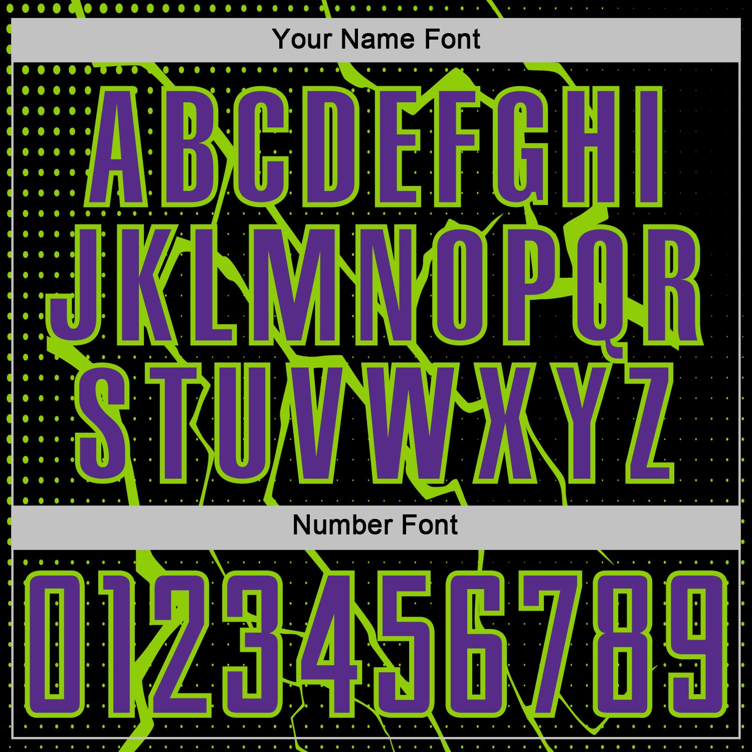 Custom Black Purple-Neon Green Lightning Sports Sublimation Soccer Uniform Jersey