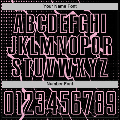 Custom Black Light Pink Lightning Sports Sublimation Soccer Uniform Jersey