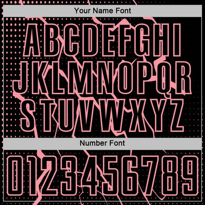 Custom Black Medium Pink Lightning Sports Sublimation Soccer Uniform Jersey