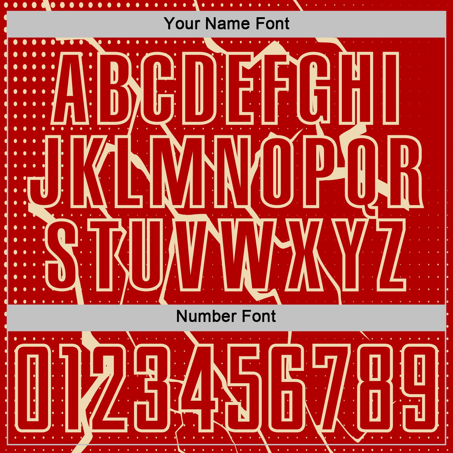 Custom Red Cream Lightning Sports Sublimation Soccer Uniform Jersey