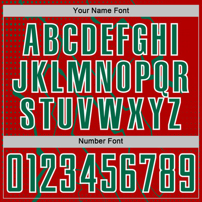 Custom Red Kelly Green-White Lightning Sports Sublimation Soccer Uniform Jersey