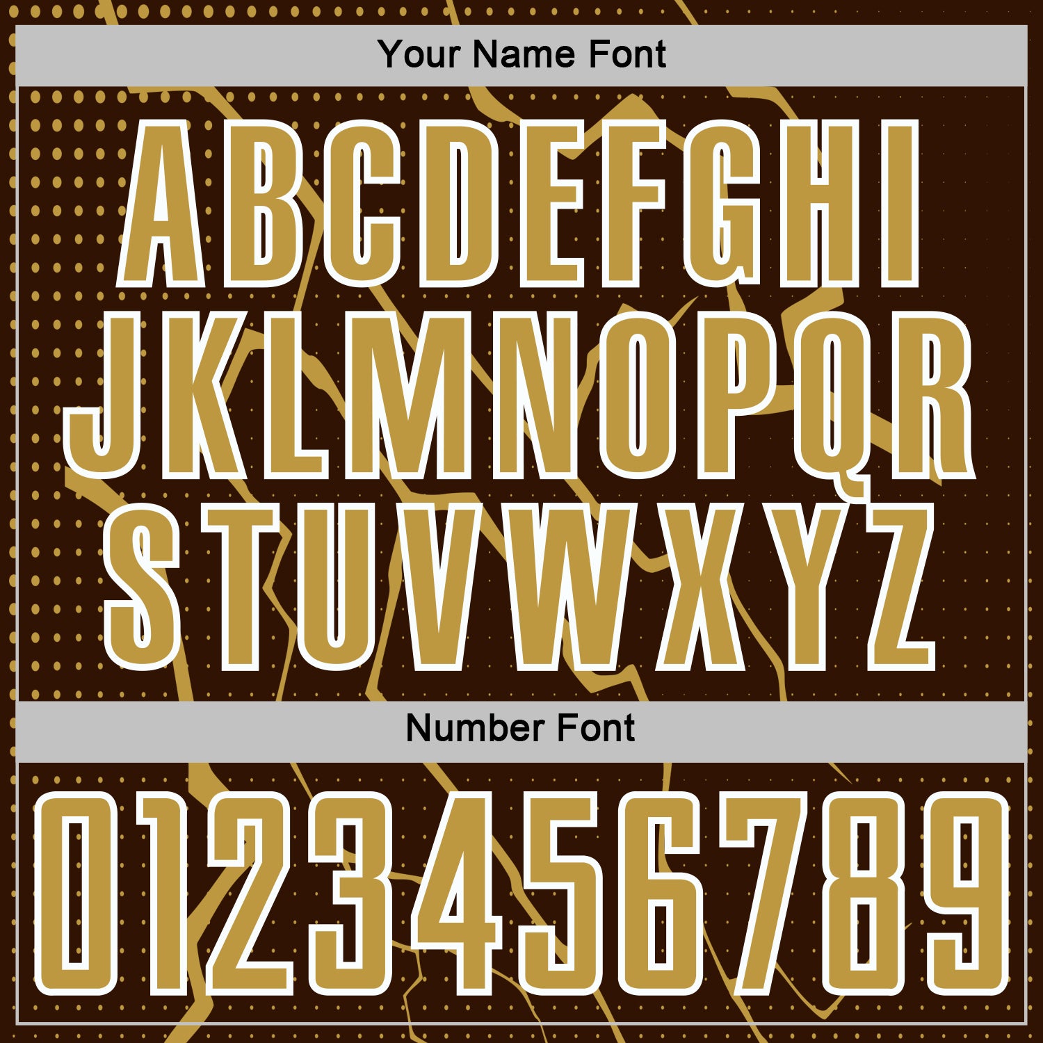 Custom Brown Old Gold-White Lightning Sports Sublimation Soccer Uniform Jersey