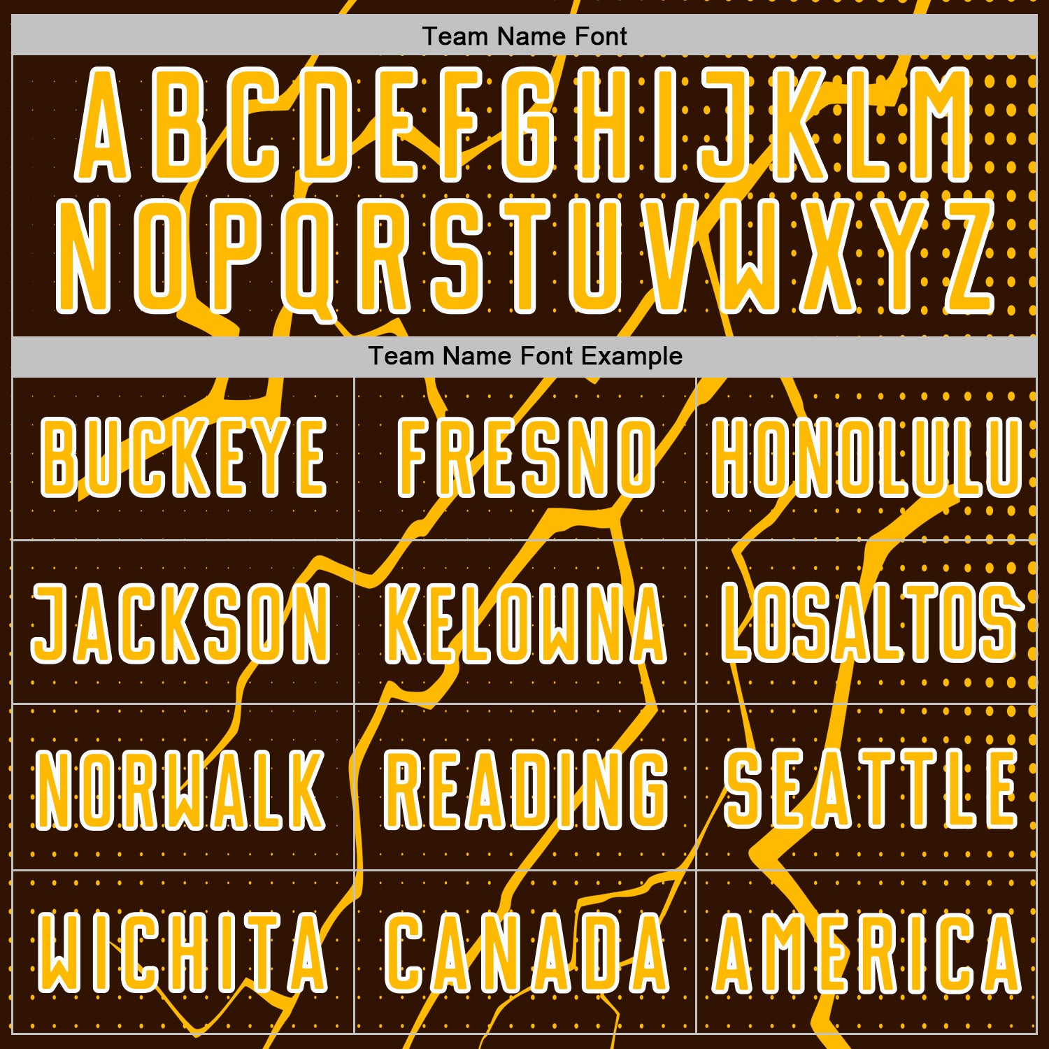 Custom Brown Gold-White Lightning Sports Sublimation Soccer Uniform Jersey