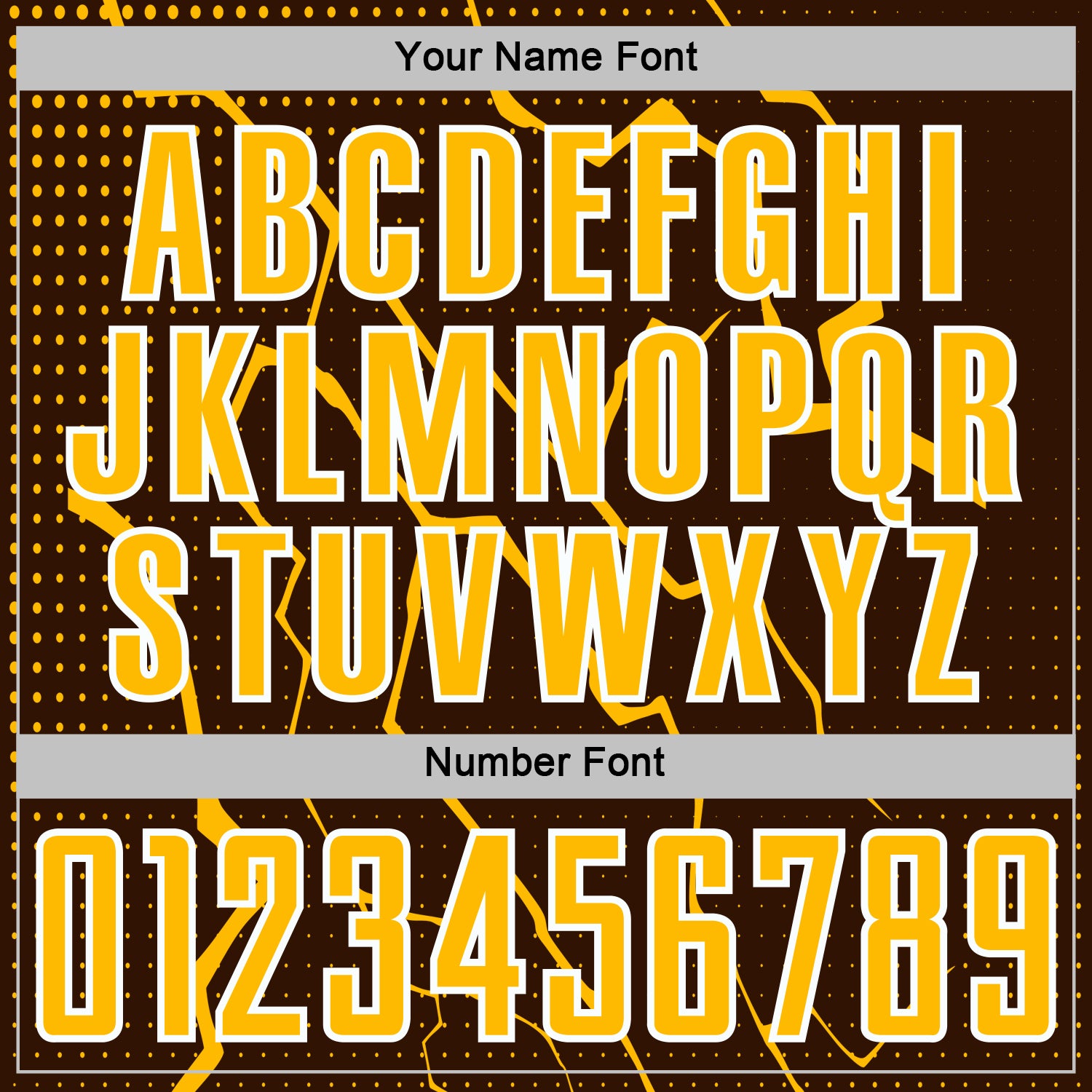 Custom Brown Gold-White Lightning Sports Sublimation Soccer Uniform Jersey