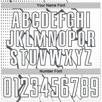 Custom White Steel Gray Lightning Sports Sublimation Soccer Uniform Jersey