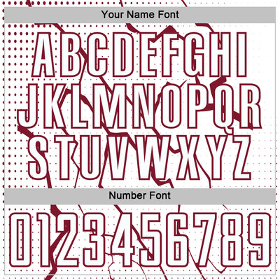 Custom White Crimson Lightning Sports Sublimation Soccer Uniform Jersey