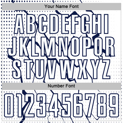 Custom White Navy Lightning Sports Sublimation Soccer Uniform Jersey