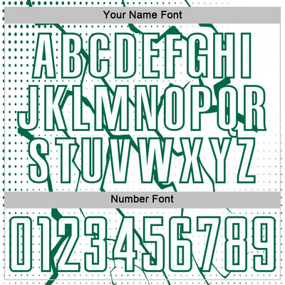 Custom White Kelly Green Lightning Sports Sublimation Soccer Uniform Jersey