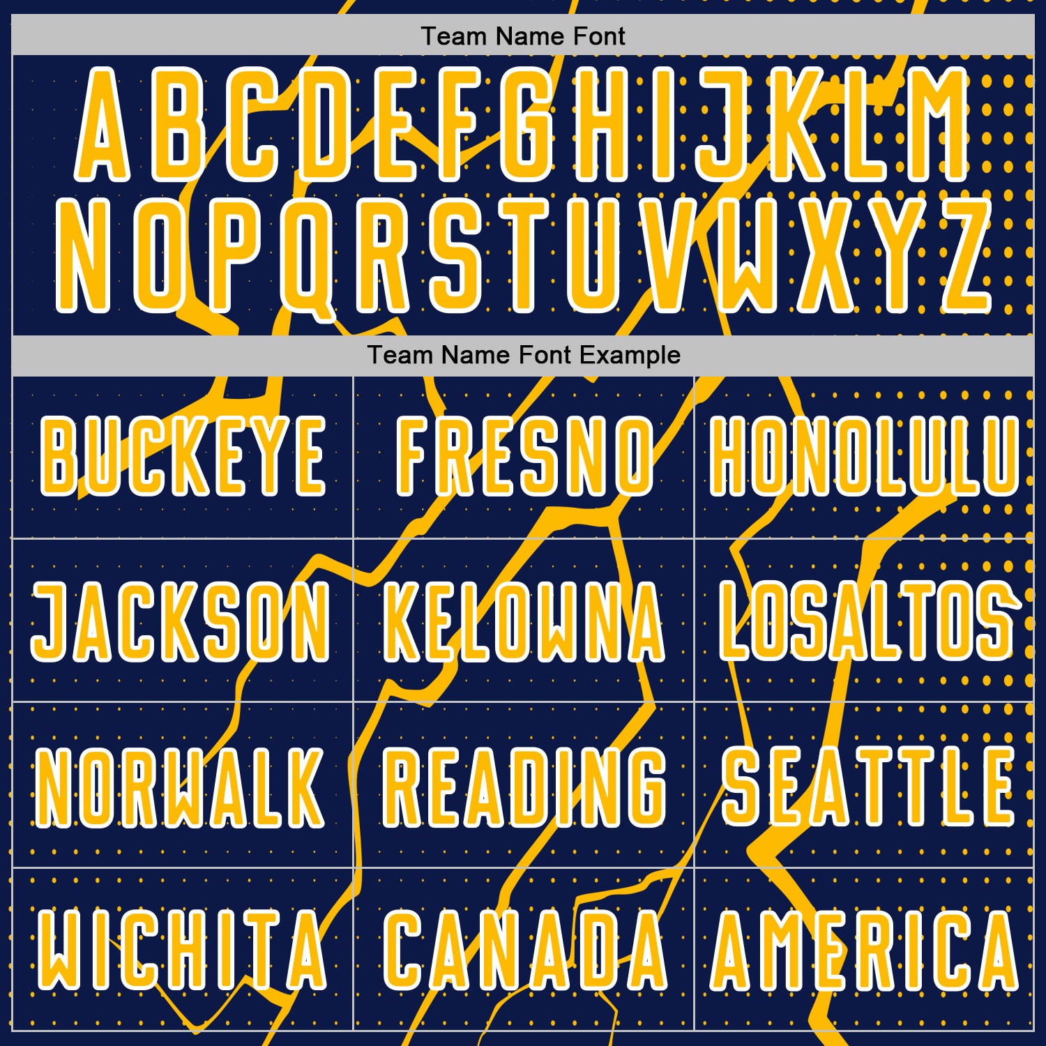 Custom Navy Gold-White Lightning Sports Sublimation Soccer Uniform Jersey